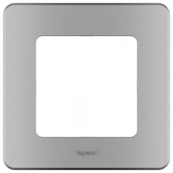 Legrand INSPIRIA Алюминий Рамка 1-местная IP20 скрытая установка 673932